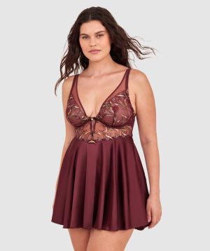 Enchanted Morena Delight Babydoll - Berry