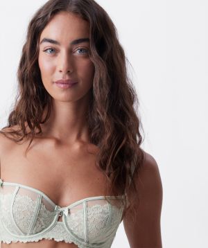 Bethany Underwire Bra - Light Green
