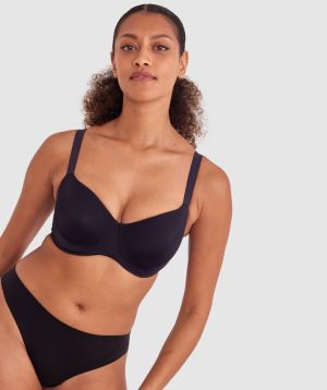 Sapphire Smooth Full Coverage Bra - Black