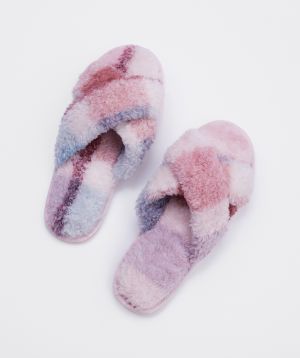 Azlin Slippers - Print Check