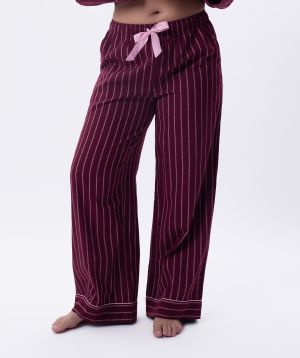 Claire Long Pant - Print Stripe