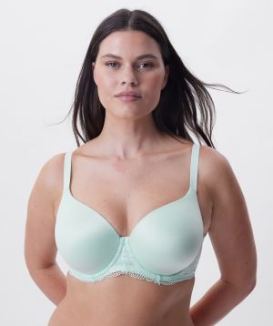 Body Bliss Lace Full Cup Bra - Mint Green