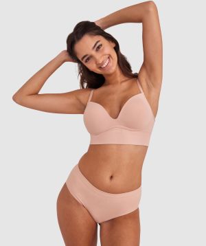 Base Layers Hipster Brief - Nude