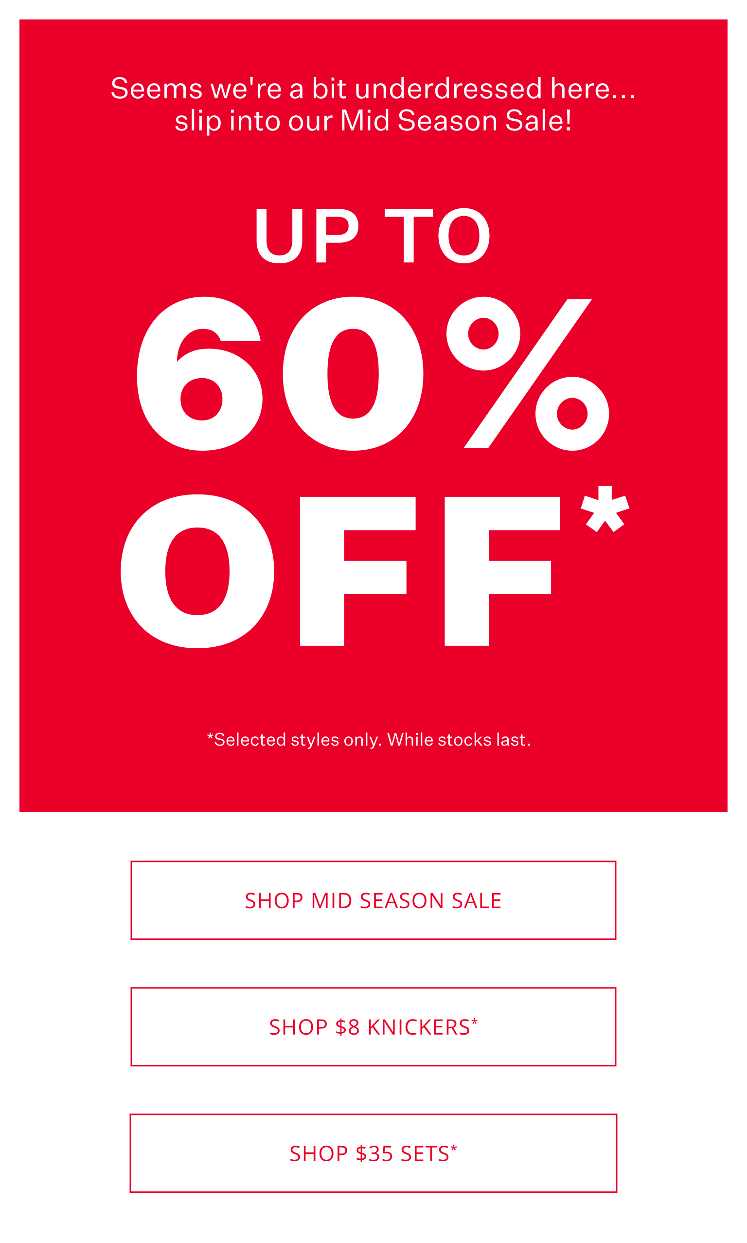 Sale | Bras N Things