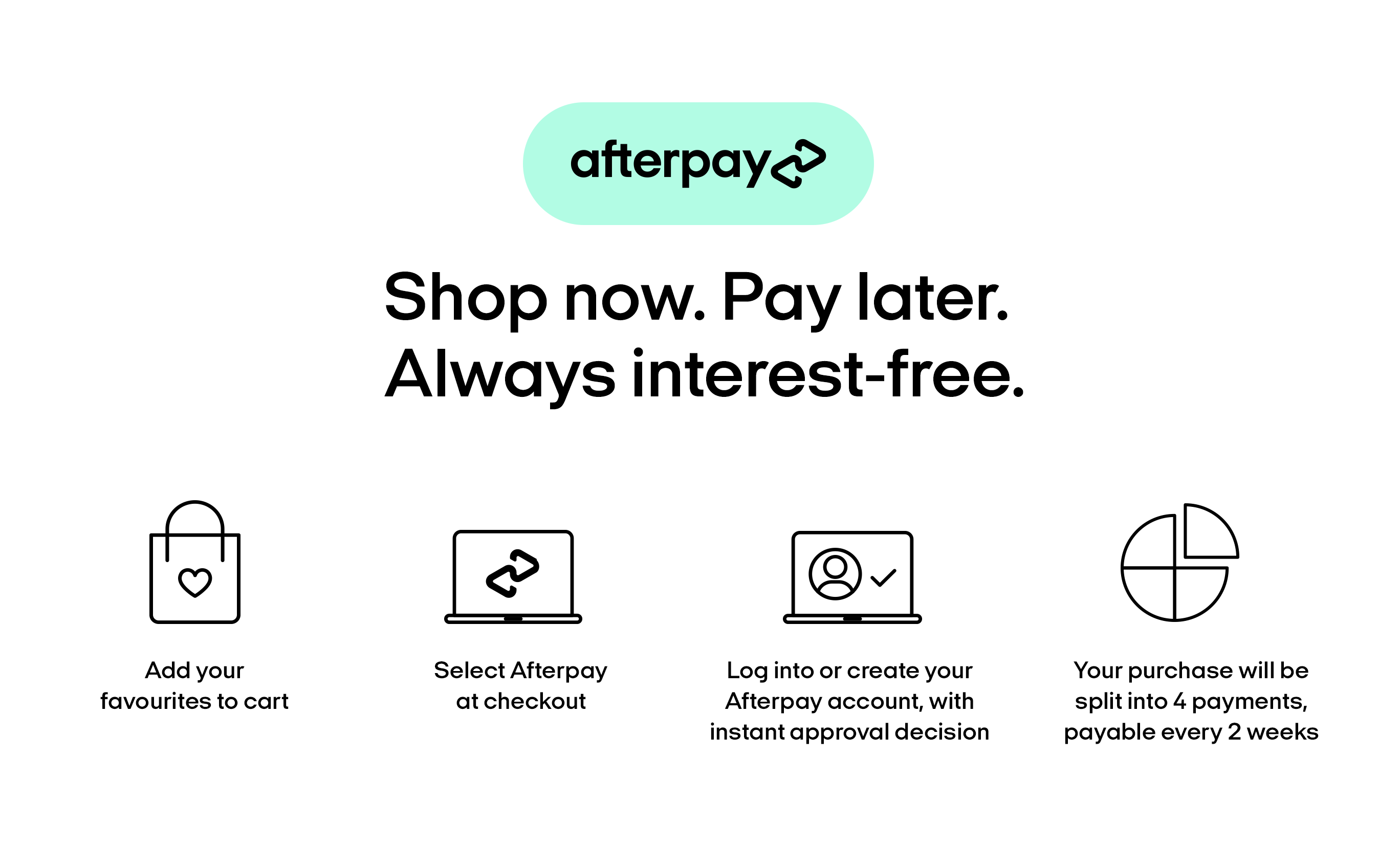 Buy Now Pay Later With Afterpay | Bras N Things