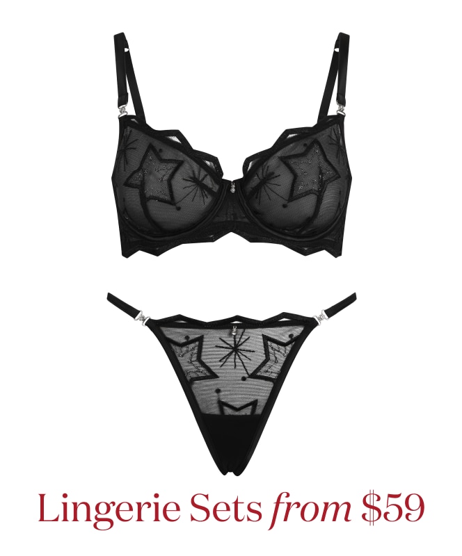 LINGERIE SETS FROM $59