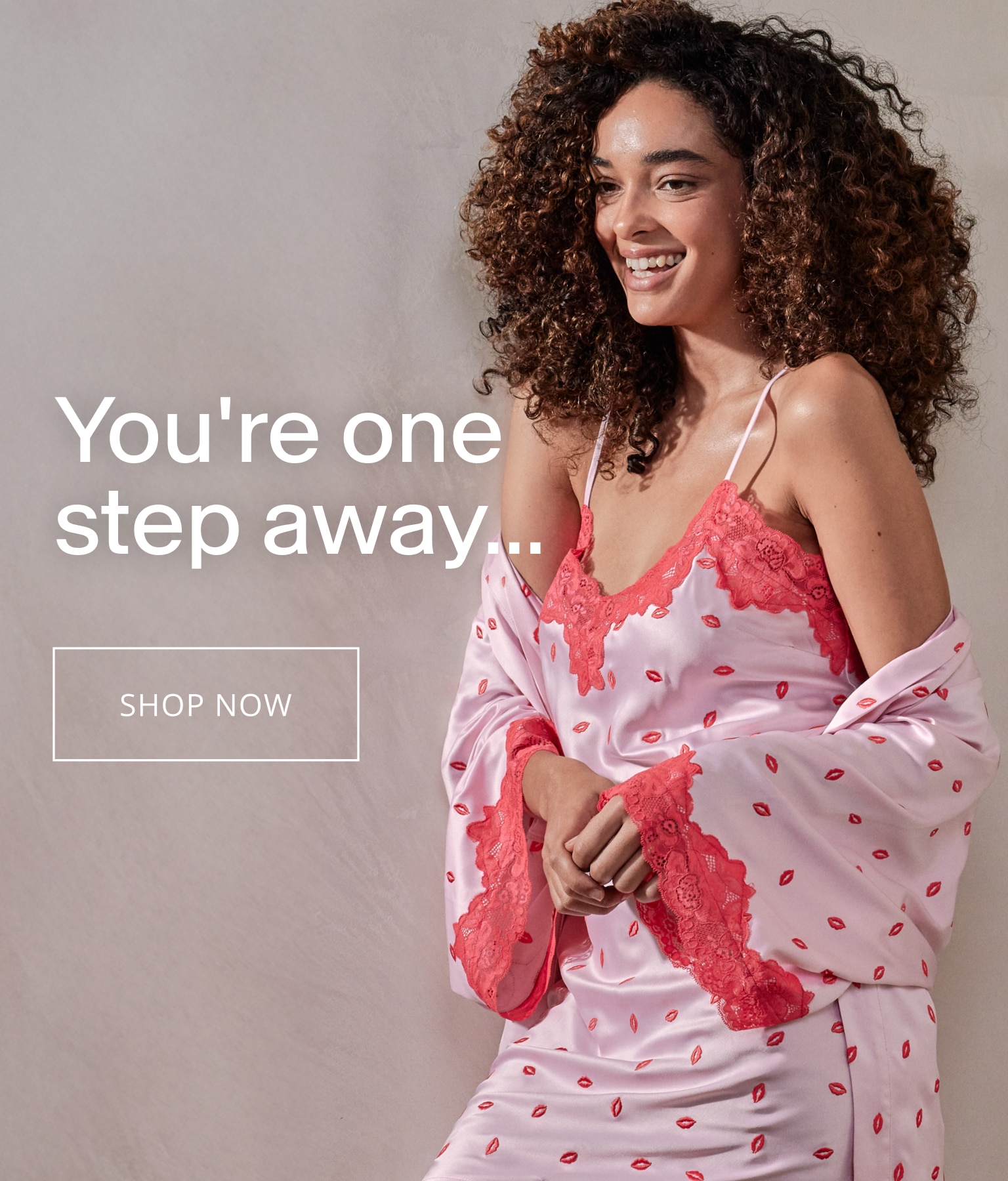 You're one step away