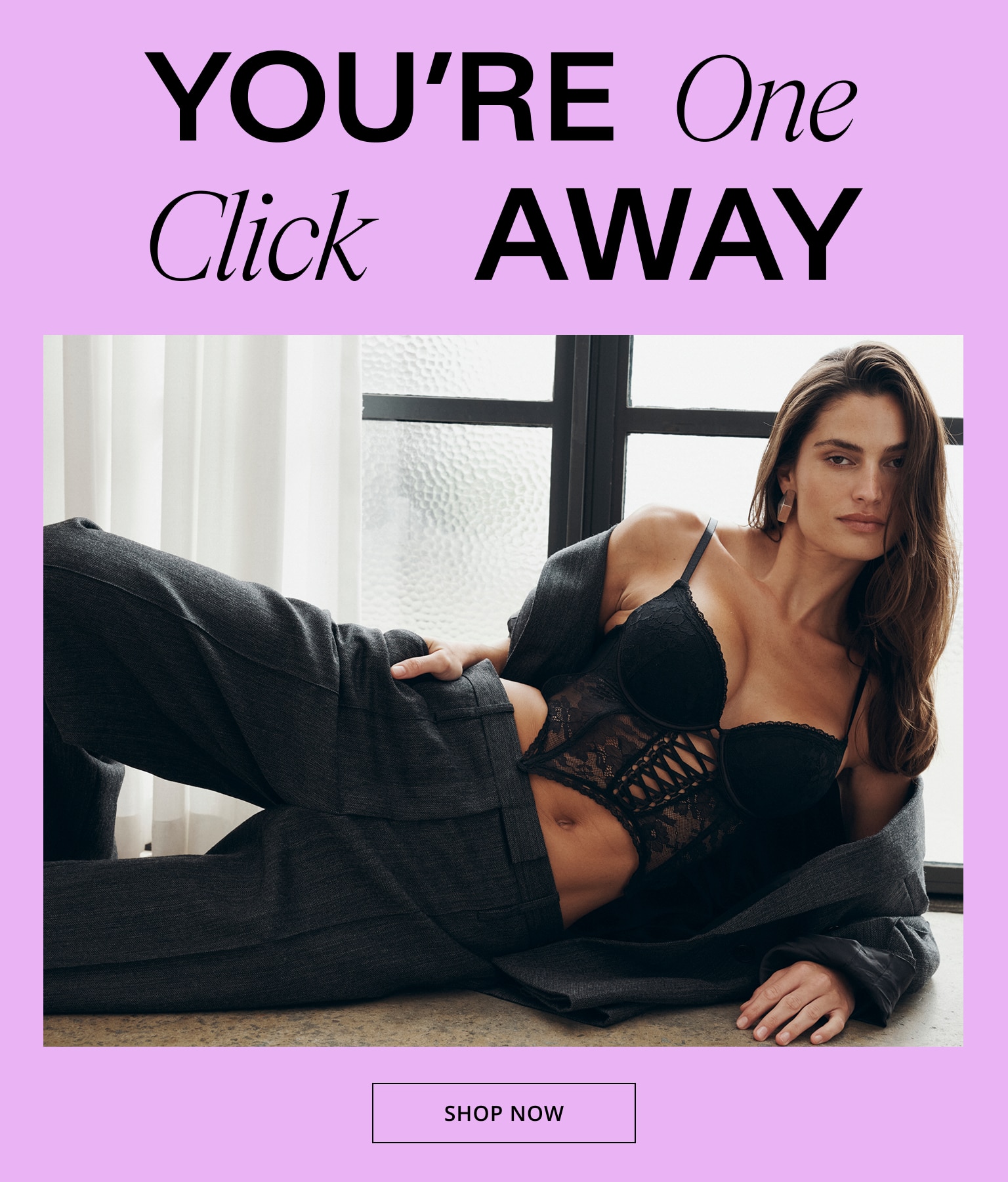 You're one step away
